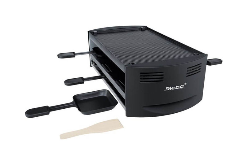 Raclette Grill – piastra 6 Persone, Spatola