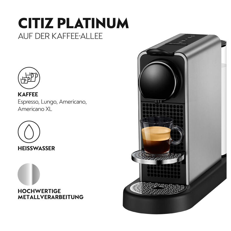 Krups Nespresso Citiz XN741B Silver