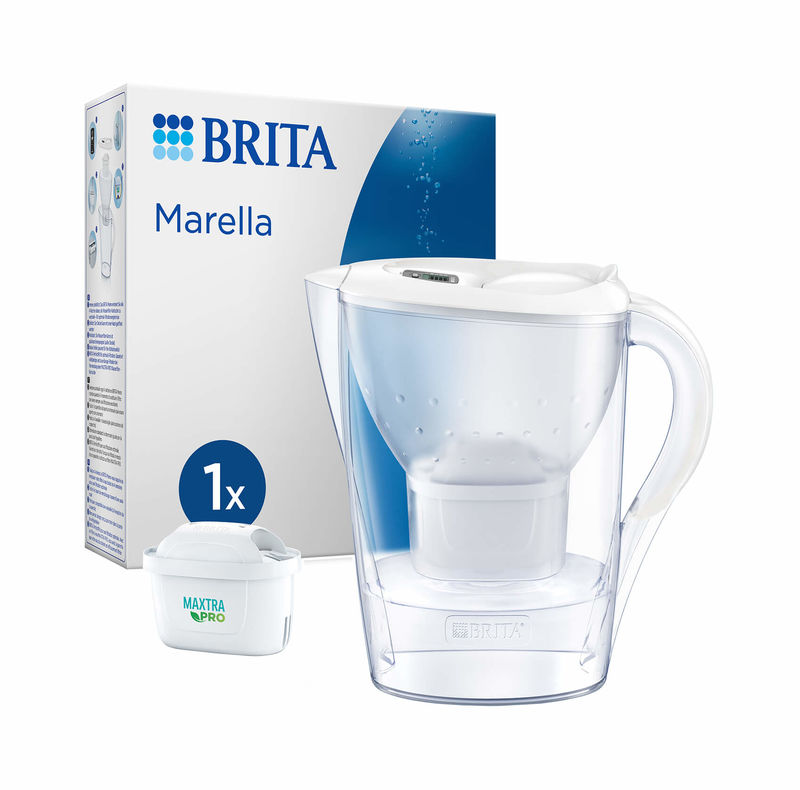 Brita Marella Xl Water Filter Jug Bottle Maxtra With Replacement Water  Filter Cartridges Reduce Chlorine - Water Filters - AliExpress