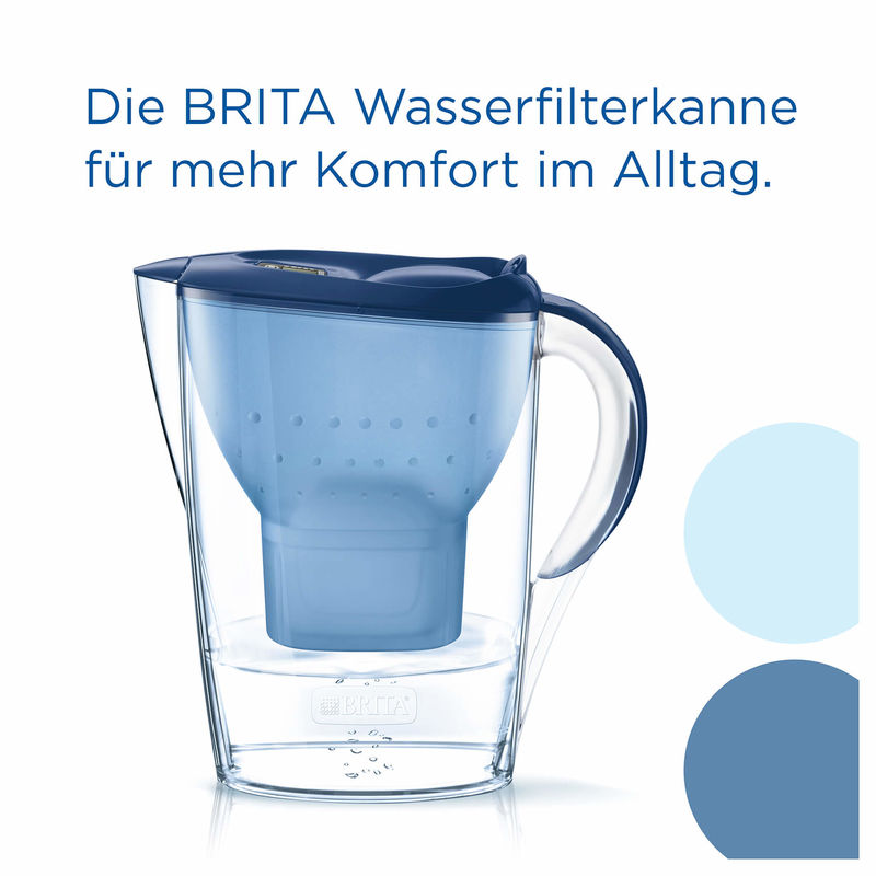 BRITA - Carafe filtrante à eau - Marella Cool - Comprenant 1 cartouche  filtrante à eau