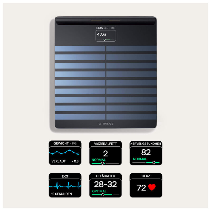 Body Comp di Withings - Bilancia intelligente Wi-Fi per un'analisi