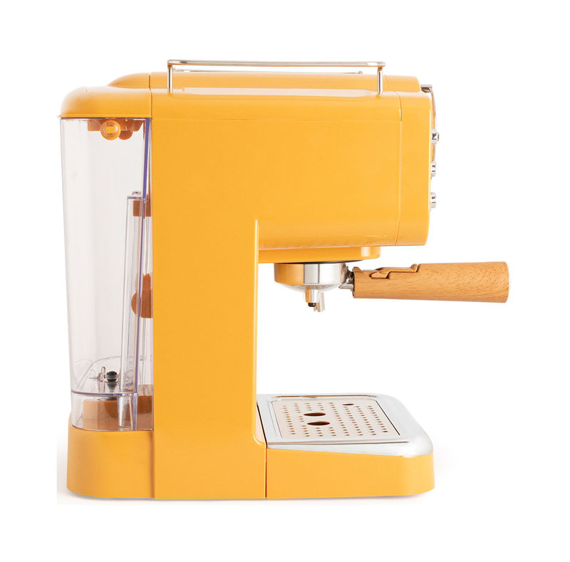 Swan Retro Pump Espresso Coffee Machine - Yellow