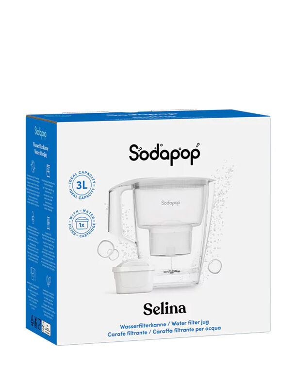 Sodapop Selina Caraffa con filtro per l'acqua bianco compra