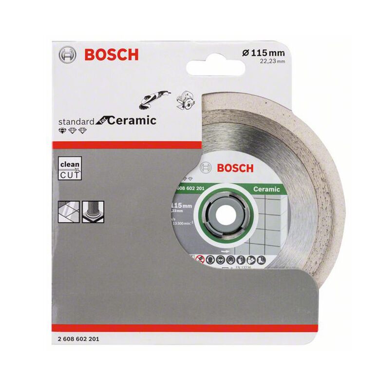 Disque diamant Bosch coupe carrelage en céramique 115mm - Achat Disque  diamant