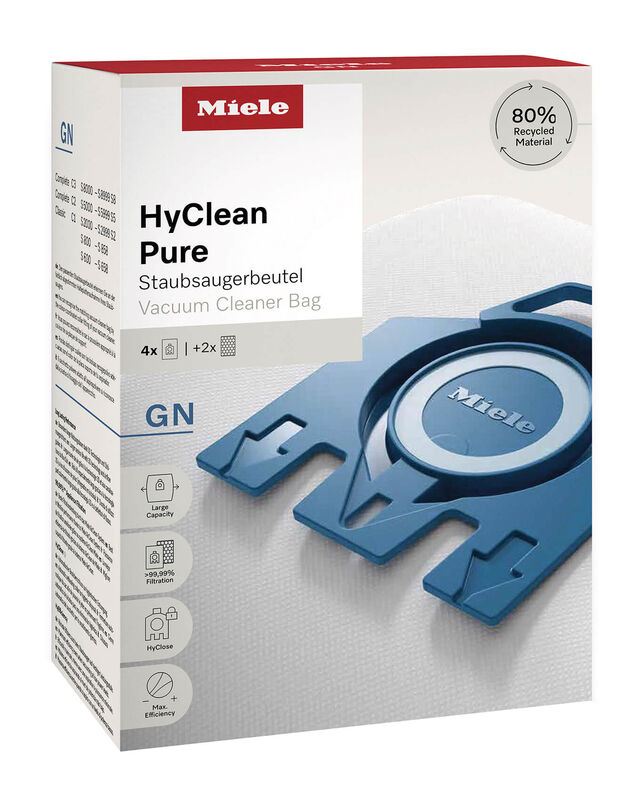 Sac aspirateur MIELE HyClean Pure GN (4 sacs)