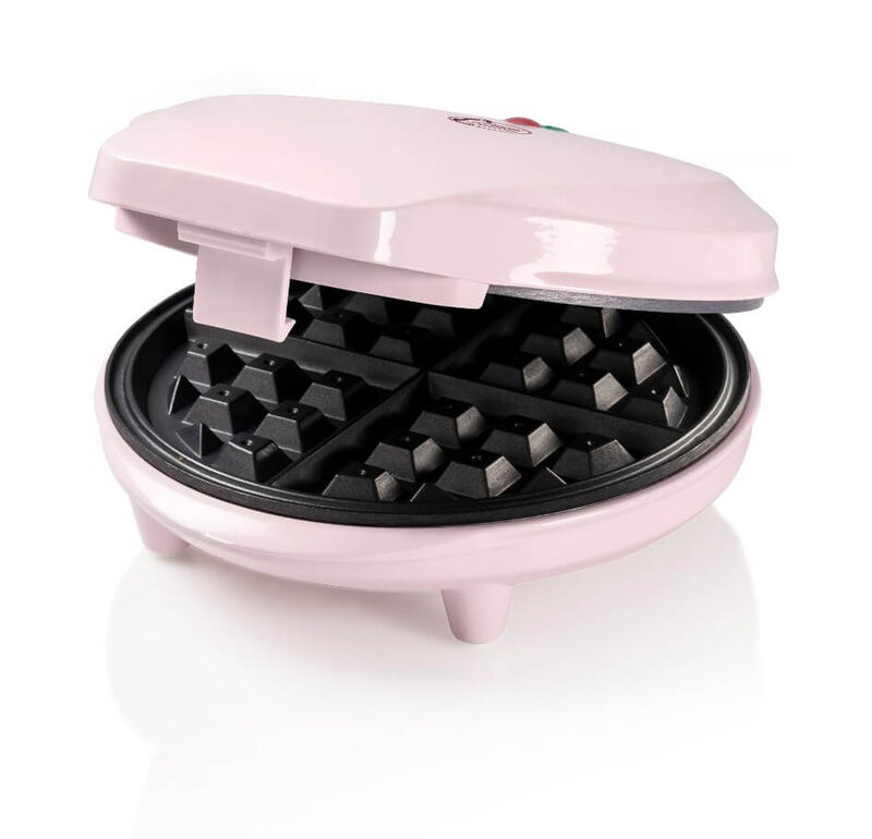 Bestron ABWR730P Ferro per waffle belga rosa